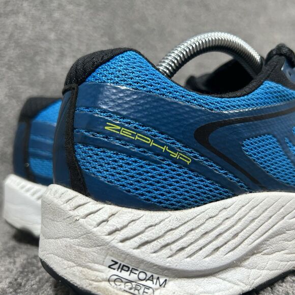 Topo Athletic Zephyr Men\'s Size 11.5 Blue Black Running Shoes Used Fabric Wear main image 10